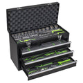 Siegen Portable Tool Chest 3 Drawer with 98pc Tool Kit