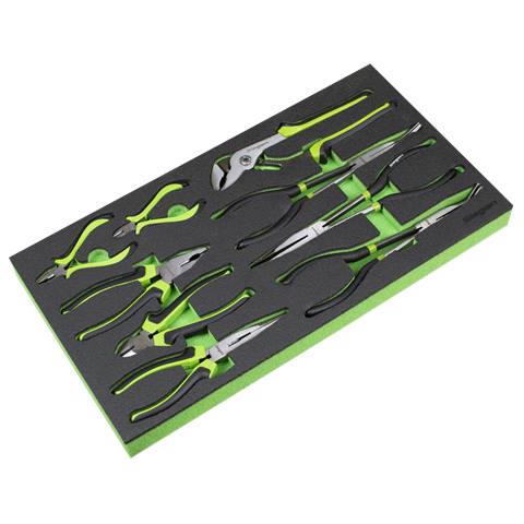 Siegen Pliers Set with Tool Tray 9pc
