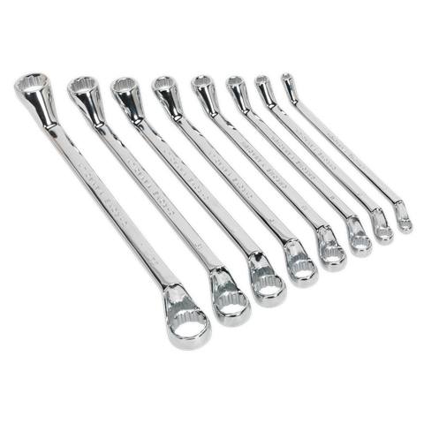 Siegen Deep Offset Ring Spanner Set 8pc