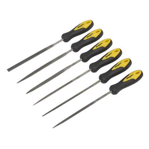 Siegen Needle File Set 100mm 6pc