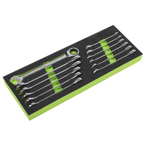 Siegen Ratchet Combination Spanner Set 12pc