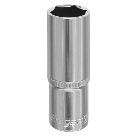 Siegen Deep Socket 1/2"Sq Drive 21mm