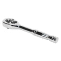 Siegen Pear-Head Ratchet Wrench with Flip Reverse 1/4"Sq Drive