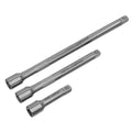 Siegen Extension Bar Set 1/4"Sq Drive 3pc