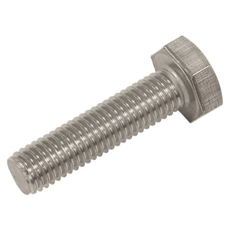 Stainless Steel Hex Head Set Screw DIN 933 - M10 X 40 A2 - Pack of 25