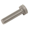 Stainless Steel Hex Head Set Screw DIN 933 - M10 X 40 A2 - Pack of 25