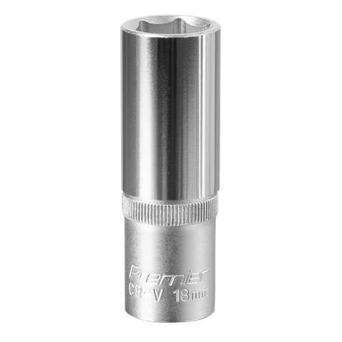 Premier Deep Socket 1/2"Sq Drive 18mm