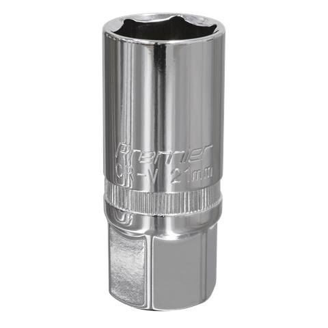 Premier Spark Plug Socket 1/2"Sq Drive 21mm