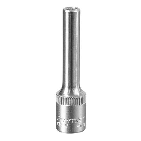 Premier Deep Socket 1/4"Sq Drive 4mm