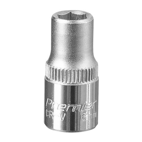 Premier Socket 1/4"Sq Drive 6mm