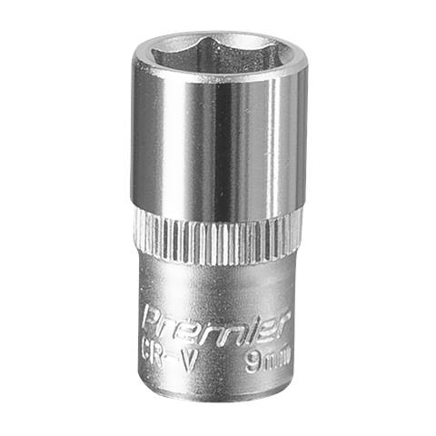 Premier Socket 1/4"Sq Drive 9mm