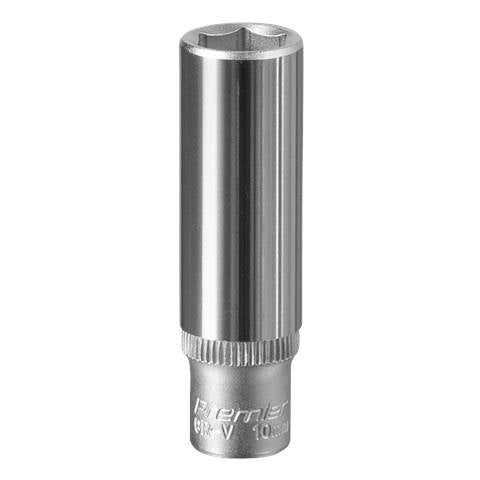 Premier Deep Socket 1/4"Sq Drive 10mm