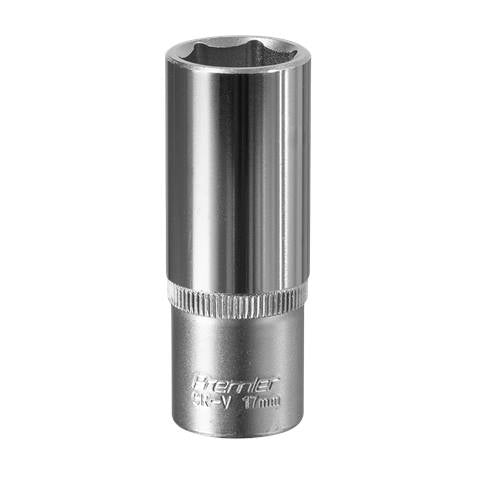 Premier Deep Socket 3/8"Sq Drive 17mm