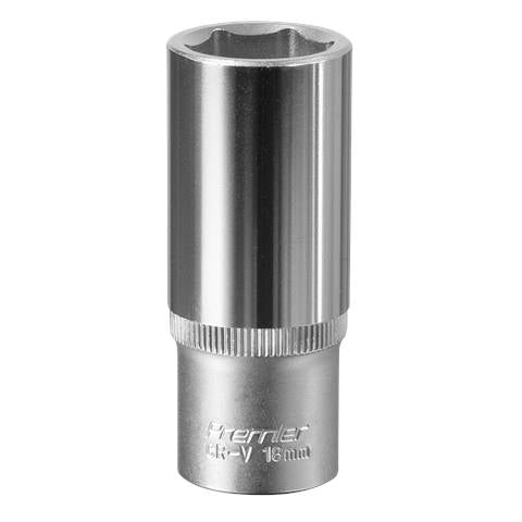 Premier Deep Socket 3/8"Sq Drive 18mm