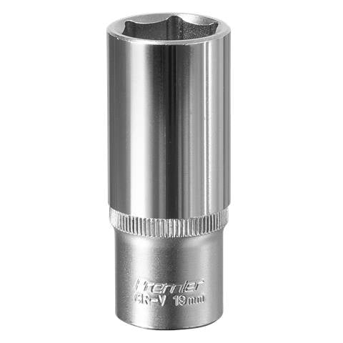Premier Deep Socket 3/8"Sq Drive 19mm