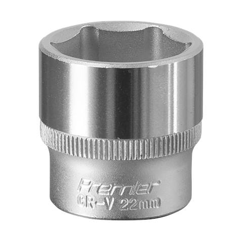 Premier Socket 3/8"Sq Drive 22mm