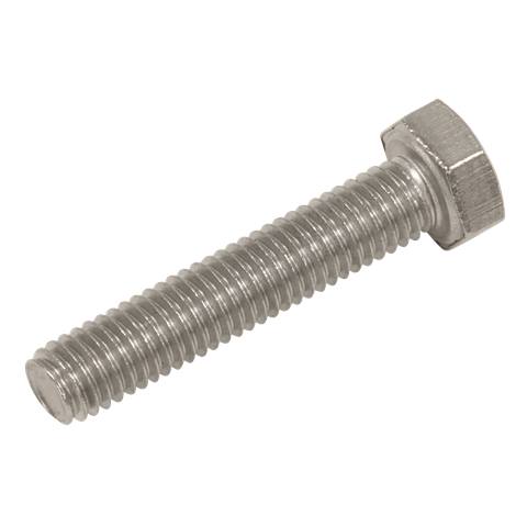 Stainless Steel Hex Head Set Screw DIN 933 - M5 X 25 A2 - Pack of 50