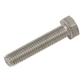 Stainless Steel Hex Head Set Screw DIN 933 - M5 X 25 A2 - Pack of 50