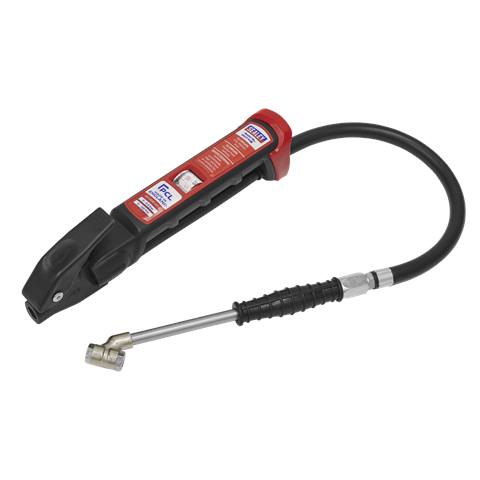 PCL Anodised Tyre Inflator with Twin Push-On Connector