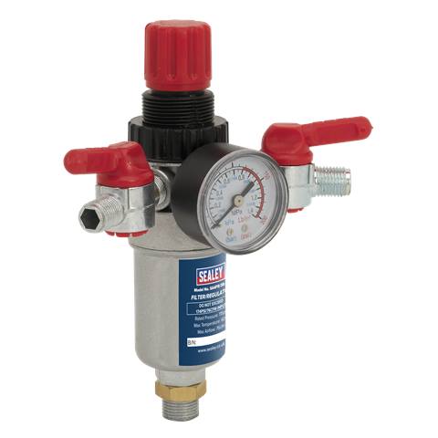 Air Filter/Regulator 3/8"BSP Male to 1/4"BSP Male
