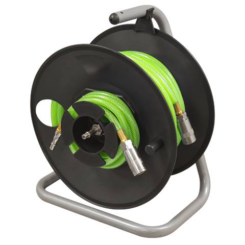 20m Portable Manual Air Hose Reel 6mm ID