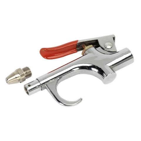 Palm Type Air Blow Gun with 1/4"BSP Air Inlet & Safety Nozzle