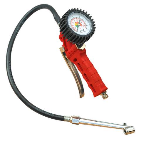 Tyre Inflator with Twin Push-On Connector
