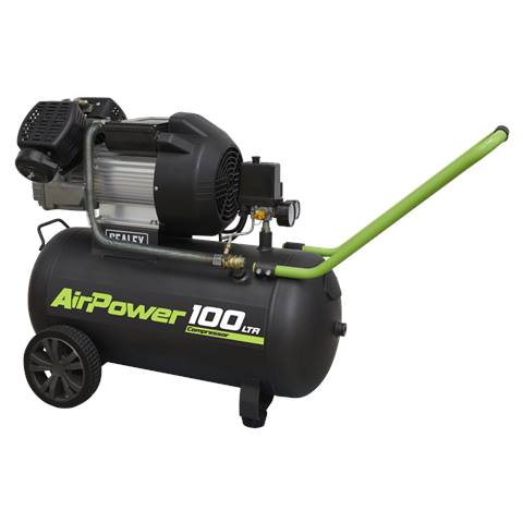 100L V-Twin Direct Drive Air Compressor 3hp