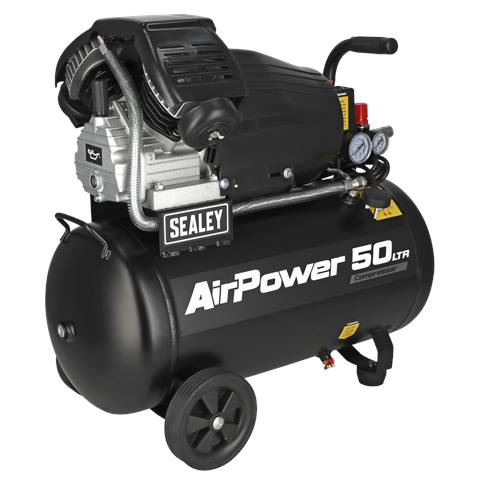 50L V-Twin Direct Drive Air Compressor 3hp