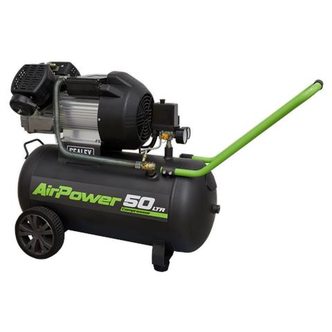 50L V-Twin Direct Drive Air Compressor 3hp