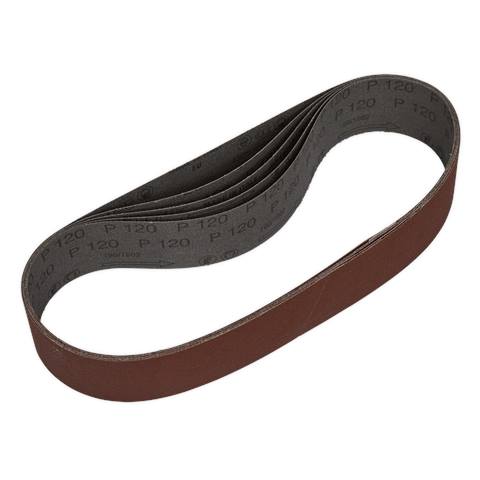 50 x 686mm Sanding Belt 120Grit - Pack of 5