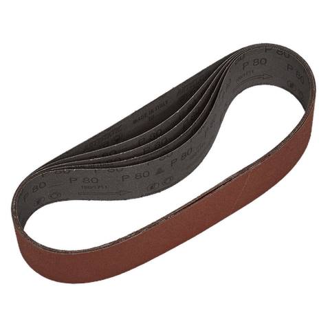 50 x 686mm Sanding Belt 80Grit - Pack of 5