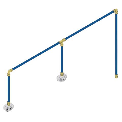 SharkBite® 12m 2-Drop Air Supply System Kit 28mm