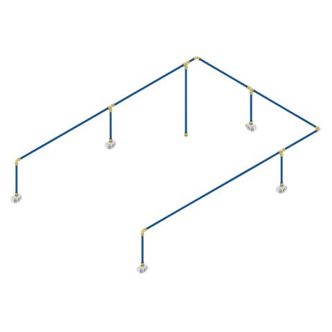 SharkBite® 36m 5-Drop Air Supply System Kit 28mm