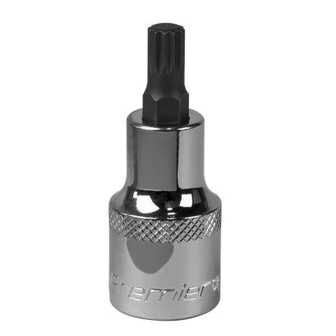 Premier Spline Socket Bit 1/2"Sq Drive M8