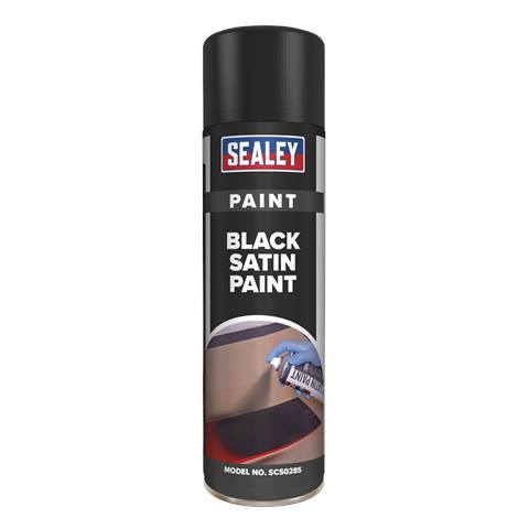 Satin Paint 500ml - Black