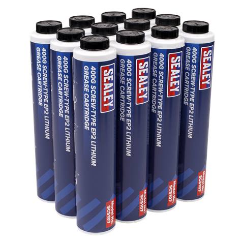 EP2 Lithium Grease Cartridge Screw-Type 400g - Pack of 12