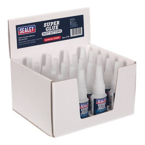 Fast Setting Super Glue 20g - Pack of 20