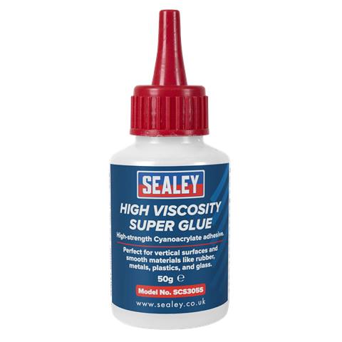 High Viscosity Super Glue - Cyanoacrylate Adhesive, Fast-Bonding Formula 50g 25pc - Clear
