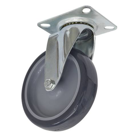 100mm Castor Wheel with Swivel Plate