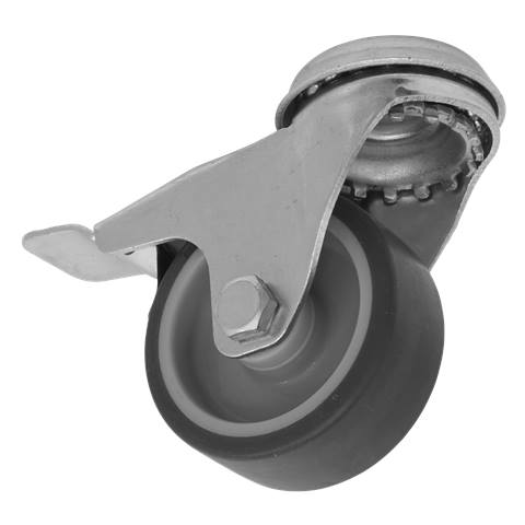 50mm Castor Wheel with Bolt Hole & Total Lock