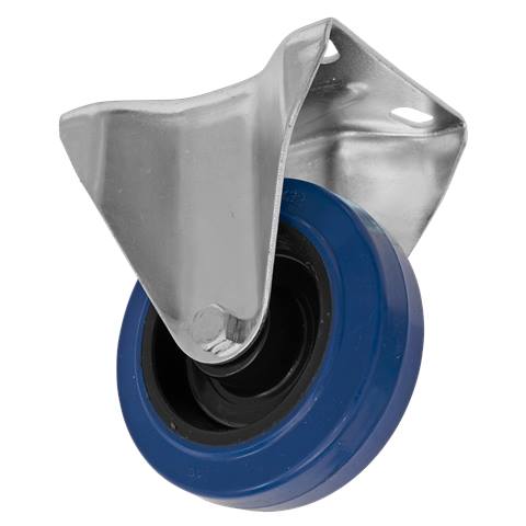 100mm Castor Wheel with Fixed Plate