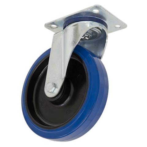 200mm Castor Wheel with Swivel Plate