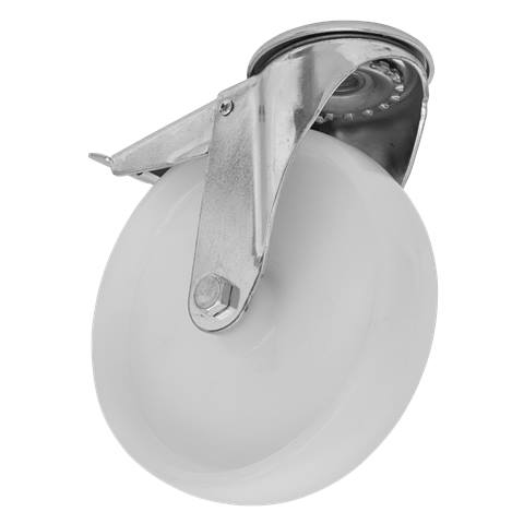 100mm Castor Wheel with Bolt Hole & Total Lock