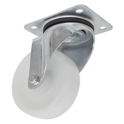 100mm Castor Wheel with Swivel Plate