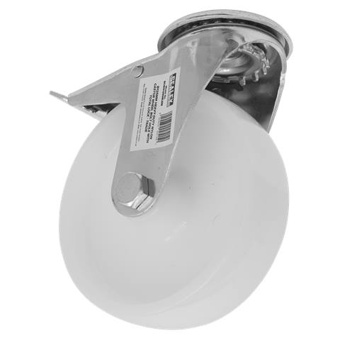 125mm Castor Wheel with Bolt Hole & Total Lock