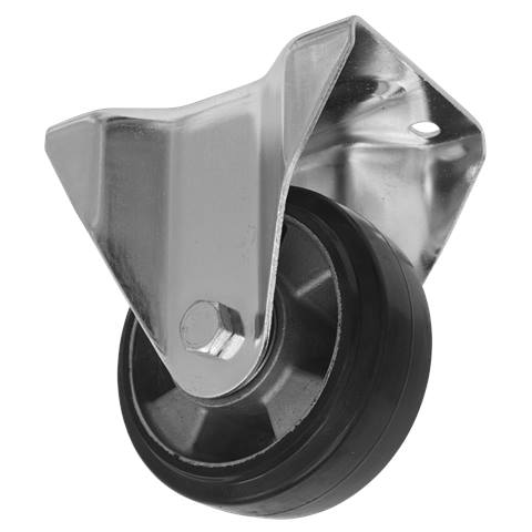 125mm Castor Wheel with Fixed Plate