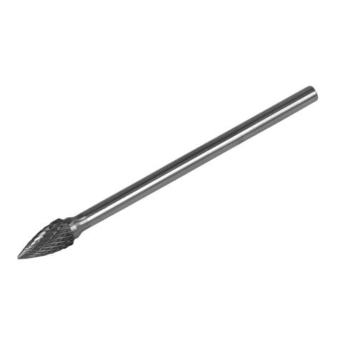 Tungsten Carbide Rotary Burr Extra-Long Arc Pointed Nose 10mm