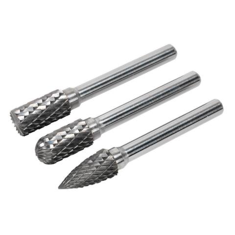 Tungsten Carbide Rotary Burr Set 3pc