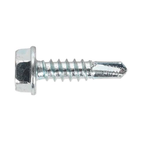 Zinc Plated Self-Drilling Hex Head Screw 4.8 x 19mm - Pack of 100